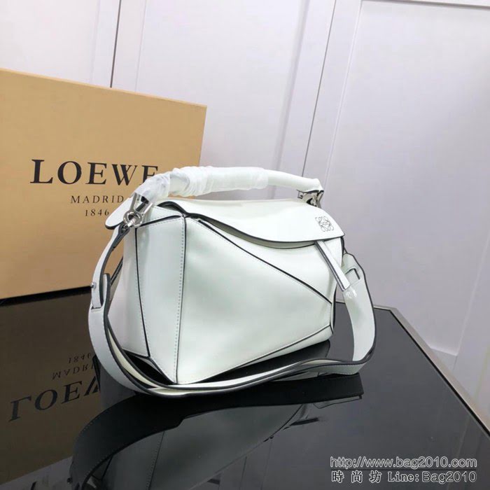 LOEWE羅意威 拼色熱銷款 puzzle bag 可折疊 牛皮手提肩背包 大小號 L0153  jdl1240